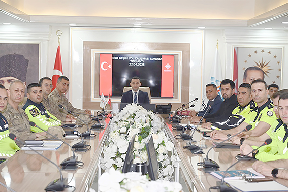 OSB YOLUNDAKİ TRAFİK GÜVENLİĞİ MASAYA YATIRILDI