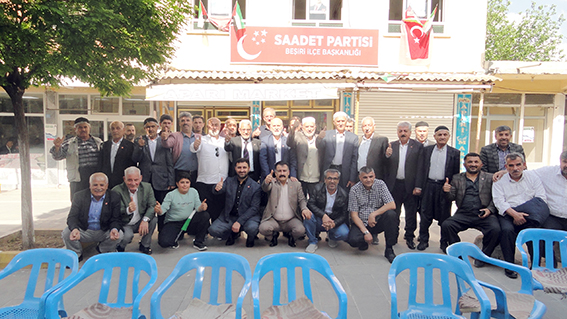 SAADET, BEŞİRİ İLÇE KONGRESİNİ GERÇEKLEŞTİRDİ