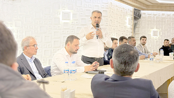 MAHALLE BAŞKANLARINI DİNLEDİ