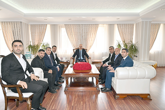 ŞUBE BAŞKANI RÜZGAR’DAN VALİ CANALP’E ZİYARET