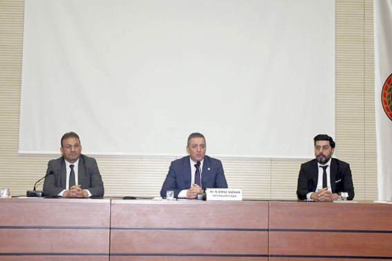 TBB BAŞKANI SAĞKAN, MESLEKTAŞLARIYLA BULUŞTU