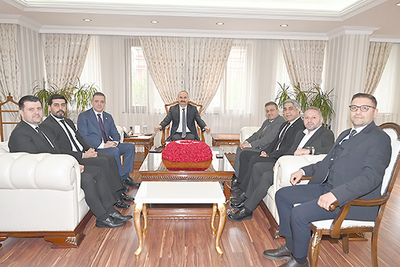 TBB BAŞKANI SAĞKAN’DAN VALİ CANALP’A ZİYARET