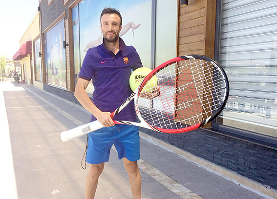 TUFAN VE ALÖKMEN TENİSİN ELÇİLERİ OLDU