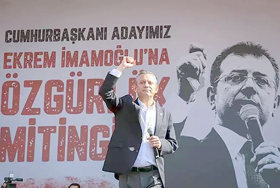 CHP LİDERİ ÖZEL: HER HAFTA SONU İMAMOĞLU’NA ÖZGÜRLÜK MİTİNGİ YAPACAĞIZ