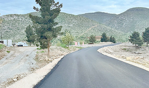 700 METRELİK KARAKOL YOLU HİZMETE AÇILDI