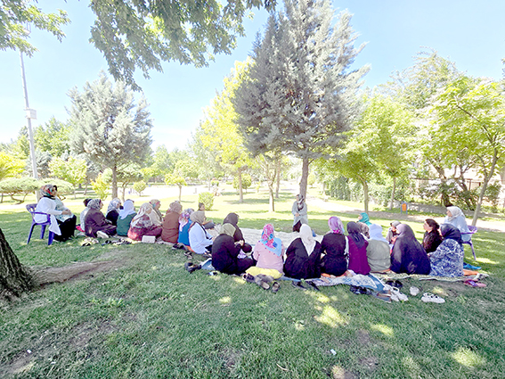 AİLE AHLAKI KONULU AÇIK HAVA SOHBETİ DÜZENLENDİ