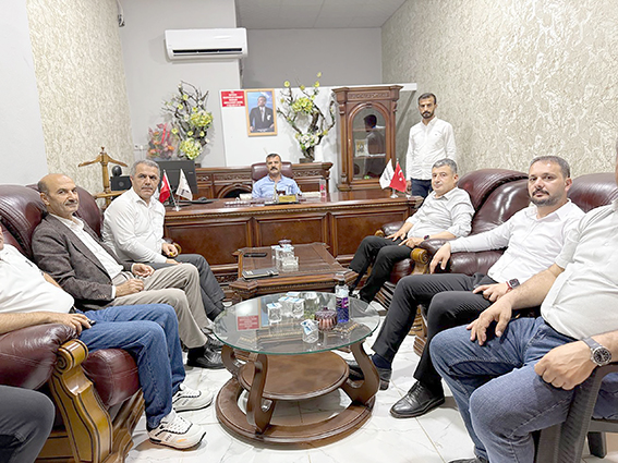 BAŞKAN ŞANSİ’DEN MUHTARLAR DERNEĞİ’NE ZİYARET