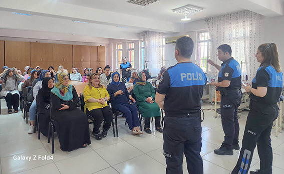 ÇATOM KURSİYERLERİNE GÜVENLİK EĞİTİMİ VERİLDİ