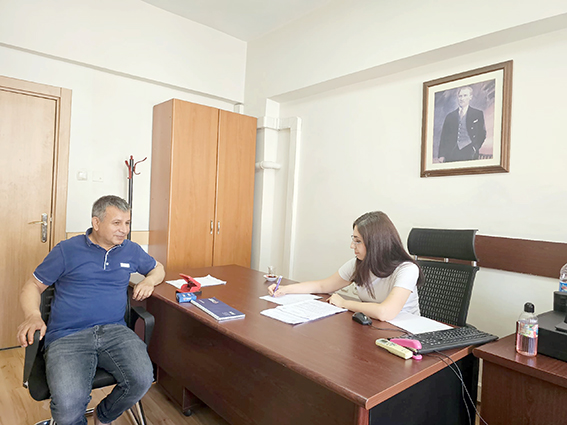 DEFTERDARLIKTAN ENGELLİ VATANDAŞLARA BÜYÜK HİZMET