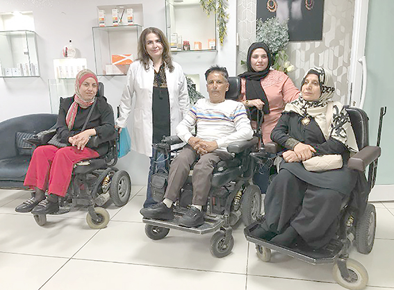 ENGELLİ BİREYLERE ÜCRETSİZ CİLT BAKIMI