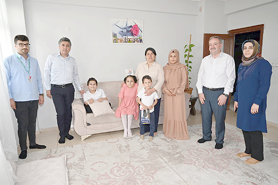 ENGELLİ VATANDAŞLAR EVLERİNDE ZİYARET EDİLDİ