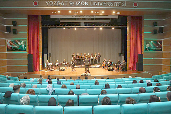 GÜZEL SANATLAR KOROSU YOZGAT’TA KONSER VERDİ