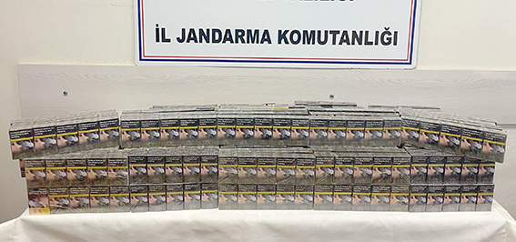 JANDARMA, KAÇAK SİGARA AVINA ÇIKTI