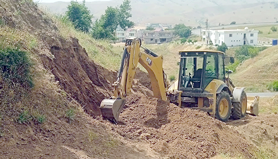 KÖYLERDE HİZMET ÇALIŞMALARI ARALIKSIZ DEVAM EDİYOR