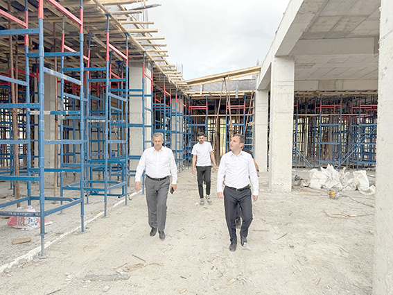 KOZLUK KÜTÜPHANE PROJESİ HIZLA İLERLİYOR