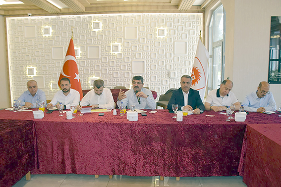 NASIROĞLU, KURUM MÜDÜRLERİNİ DİNLEDİ