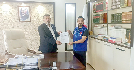 MÜFTÜ DURMUŞ’TAN VEKÂLETLE KURBAN ORGANİZASYONUNA DESTEK