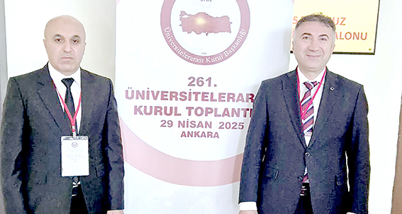 REKTÖR DEMİR, KURUL TOPLANTISINA KATILDI