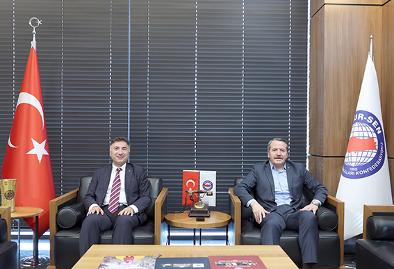 REKTÖR DEMİR’DEN GENEL BAŞKANI YALÇIN’A ZİYARET