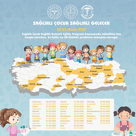 SAĞLIKLI ÇOCUK, SAĞLIKLI GELECEK PROGRAMI BAŞLIYOR