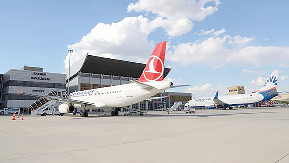 HAVALİMANI 4 AYDA 213 BİN YOLCUYA HİZMET VERDİ