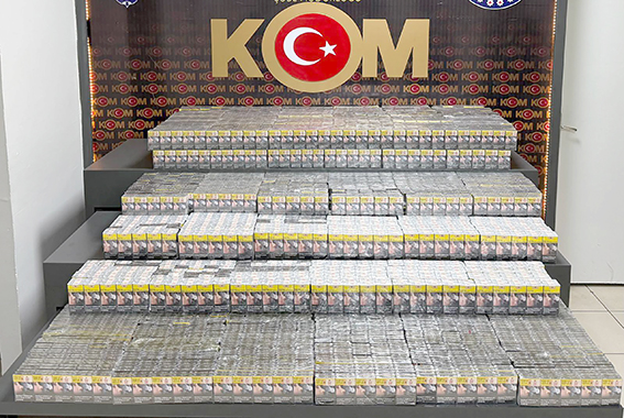 KAÇAK SİGARA OPERASYONUNDA 4 ŞÜPHELİYE ADLİ İŞLEM