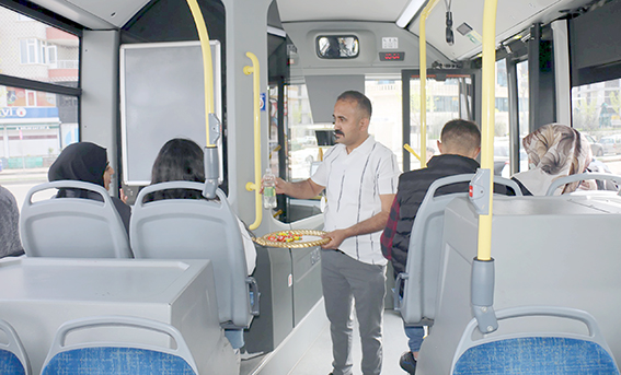 BAYRAM’DA 270 BİN YOLCU ÜCRETSİZ TAŞINDI