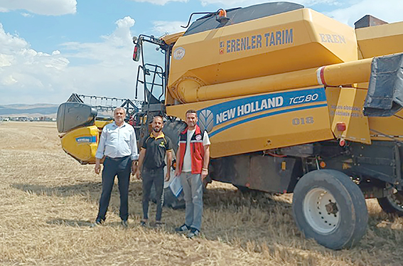 HASAT ALANLARINDA BİÇERDÖVER DENETİMLERİ SÜRÜYOR