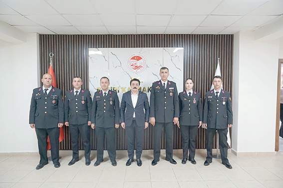 JANDARMA TEŞKİLATINDAN KAYMAKAM YILMAZ’A ZİYARET