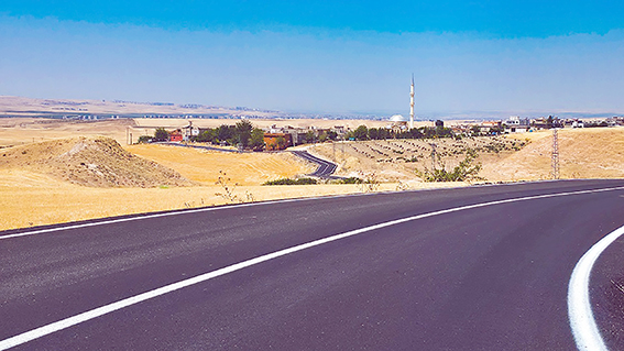 MANASTIR YOLUNA YATAY VE DİKEY İŞARETLEMELER YAPILDI