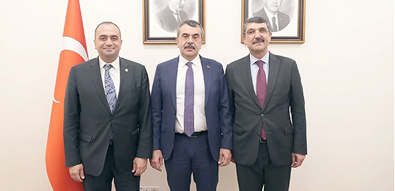 BAKAN TEKİN’E EĞİTİM ZİYARETİ