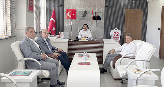 MÜDÜR CİĞER, KAYMAKAM YILMAZ’I ZİYARET ETTİ