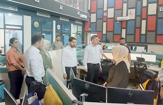 MÜDÜR SOLMAZ’DAN 112’YE ZİYARET