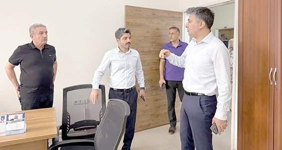 MÜDÜR SOLMAZ’DAN HALK SAĞLIĞI HİZMETLERİ BAŞKANLIĞINA ZİYARET
