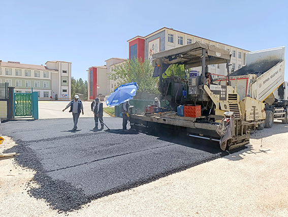 OKUL YOLLARINDA TATİL MESAİSİ BAŞLADI