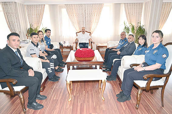 VALİ CANALP’A ÖZEL GÜVENLİK ZİYARETİ