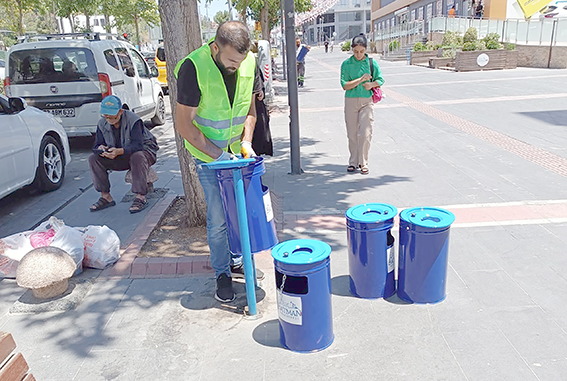 100 NOKTADA ÇÖP KUTULARI YENİLENDİ