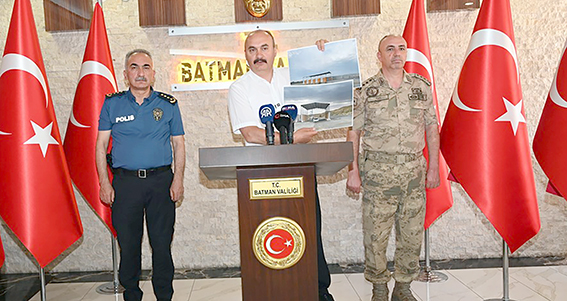 VALİ CANALP “BATMAN, TÜRKİYE’DE HUZURUN KENTİDİR”