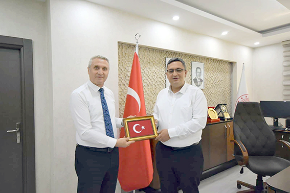 VALİ YARDIMCISI ERSÖZ’DEN MÜDÜR CİĞER’E VEDA ZİYARETİ