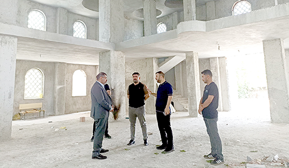 ZEYNEL ABİDİN CAMİİ İNŞAATI DEVAM EDİYOR