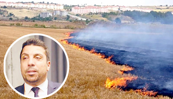 “TOPRAK YANIYOR, GELECEĞİMİZ TEHLİKEDE”