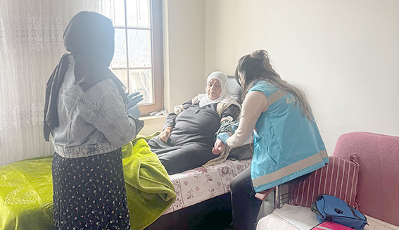 14 BİN EVDE SAĞLIK ZİYARETİ YAPILDI