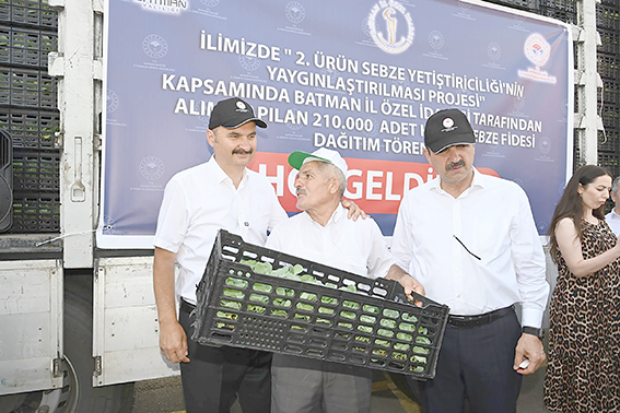 “HEDEFİMİZ TOPRAĞI SUYLA VE ÜRETİMLE BULUŞTURMAK”