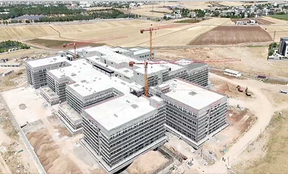 500 YATAKLI DEVLET HASTANESİ İNŞAATI SÜRÜYOR