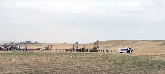 KAÇAK BUNGALOVLARDA GERGİN YIKIM