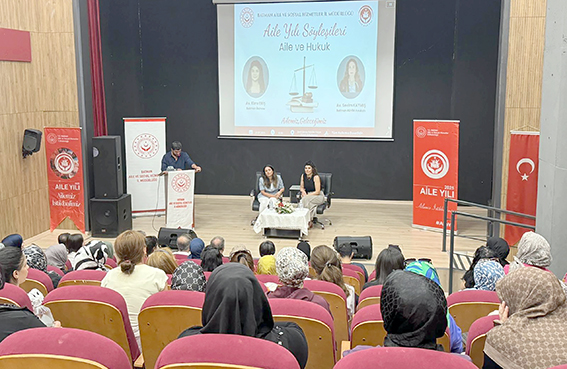 AİLE VE HUKUK KONULU SÖYLEŞİ GERÇEKLEŞTİRİLDİ