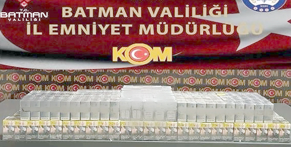 AKARYAKIT TANKERİNDE KAÇAK SİGARA YAKALANDI