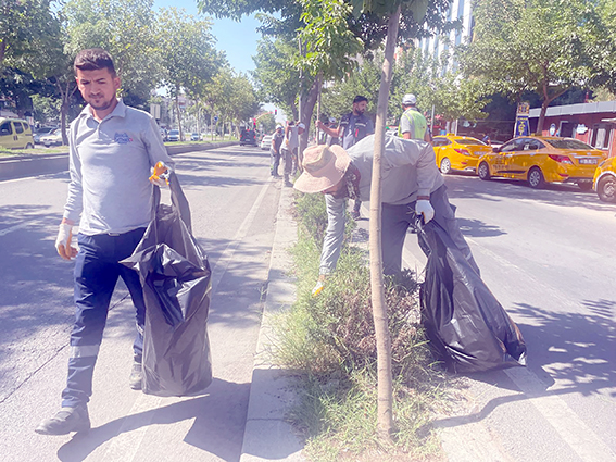 KURU OT TEMİZLİĞİ YAPILDI