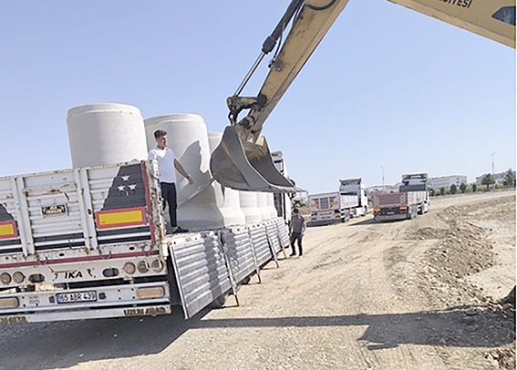 ÇEVRE YOLUNA 12.600 METRELİK ALTYAPI DÖŞENECEK