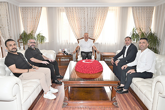 FEDERASYON BAŞKANINDAN VALİ CANALP’A TEŞEKKÜR ZİYARETİ